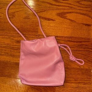 A New Day Pink Drawstring Crossbody Bag
